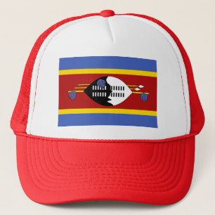 Swaziland Flag Trucker Hat