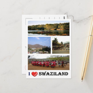 Swaziland - I Love - Postcard