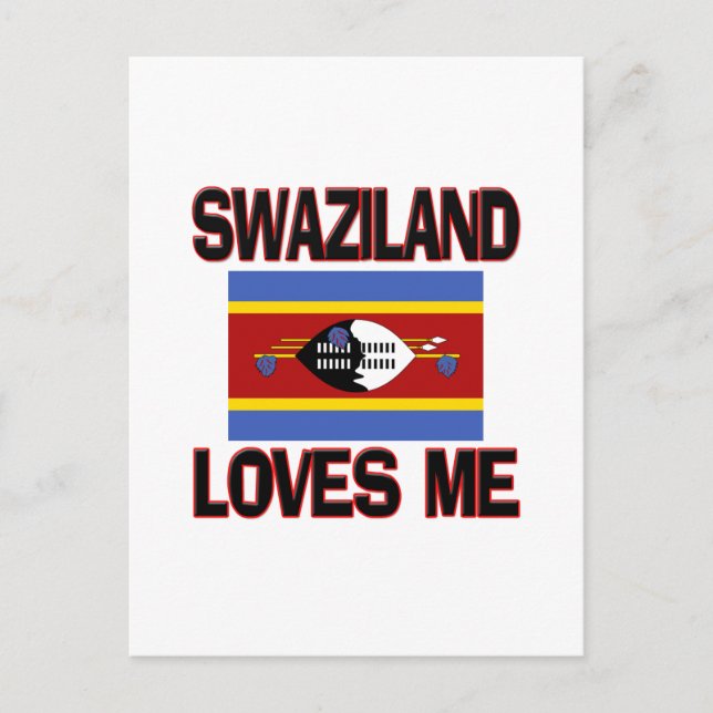 Swaziland Loves Me Postcard (Front)