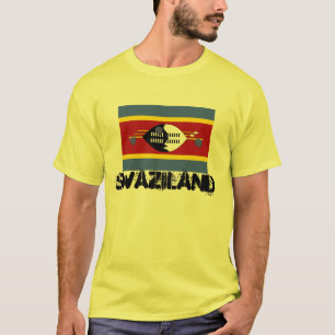 SWAZILAND* Men's Custom Flag T-shirt