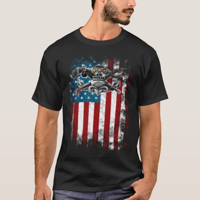 SWCC DBG OLD GLORY Front & Back Graphic T-Shirt (Front)