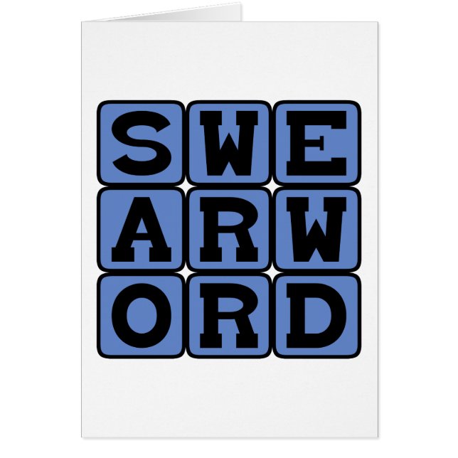 Swear Word, Curse Word (Front)