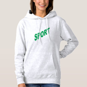 Sweat à capuche cendre femme SPORT Hoodie