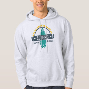 Sweat A Hood White Man BASIC Surfing Hoodie