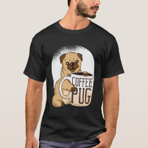 Sweat Coffee Pug T-Shirt
