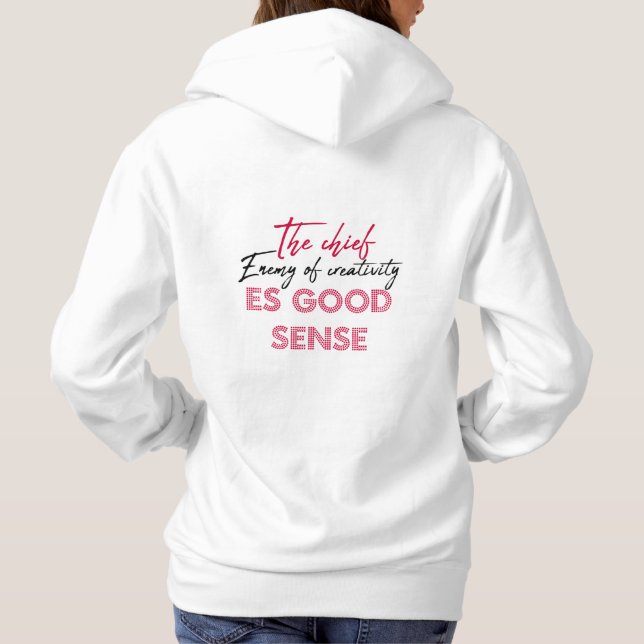 sweat creativity hoodie (Back)