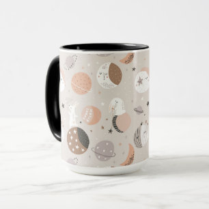 Sweat Dream Bunnies In Space Pattern Mug