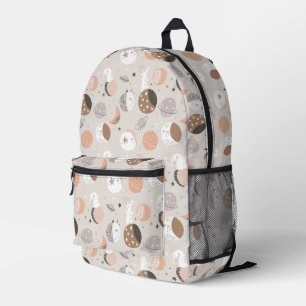 Sweat Dream Bunnies In Space Pattern Printed Backpack