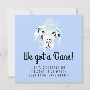 Sweat Great Dane Girl Doggenhaus Invitation