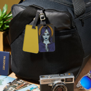 sweat luggage tag