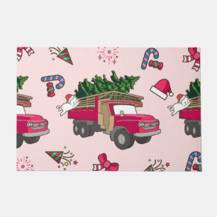 Sweat Merry and Bright Christmas Family Holiday Doormat