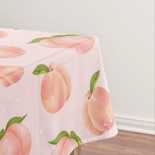Sweat peach pattern tablecloth