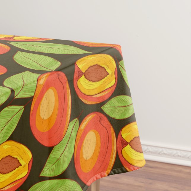 Sweat peach pattern tablecloth (In Situ)