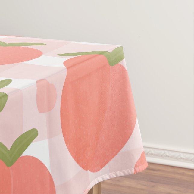 Sweat peach pattern tablecloth (In Situ)