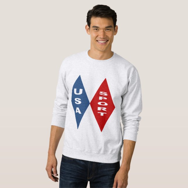 SWEAT SHIRT BASIC NEW DESIGN USA SPORT (Front Full)