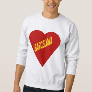 Sweat shirt cendre BARCELONA