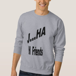Sweat-shirt grise homme JHA FAOUS CLOWN Sweatshirt