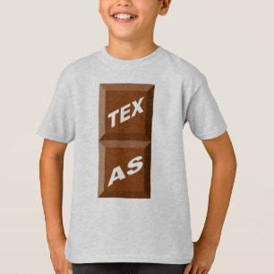 SWEAT-SHIRT HANES CENDRE TEXAS CHOCOLAT T-Shirt