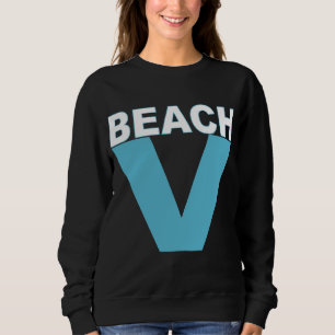 Sweat shirt noir femme VIRGINIA  BEACH