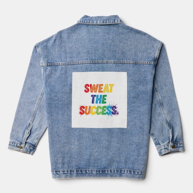Sweat the Success Denim Jacket (Back)