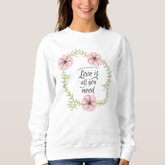 Sweat Woman Valentine Saint Sweatshirt (Front)