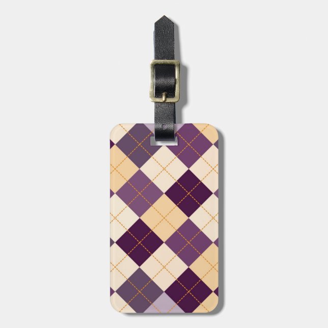 Sweater Background Luggage Tag (Front Vertical)