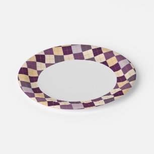 Sweater Background Paper Plate