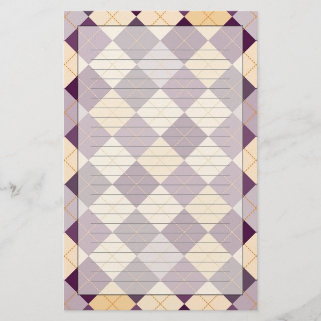 Sweater Background Stationery (Front)