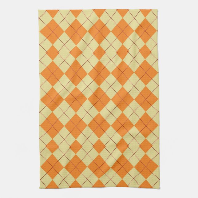 Sweater Background Tea Towel (Vertical)