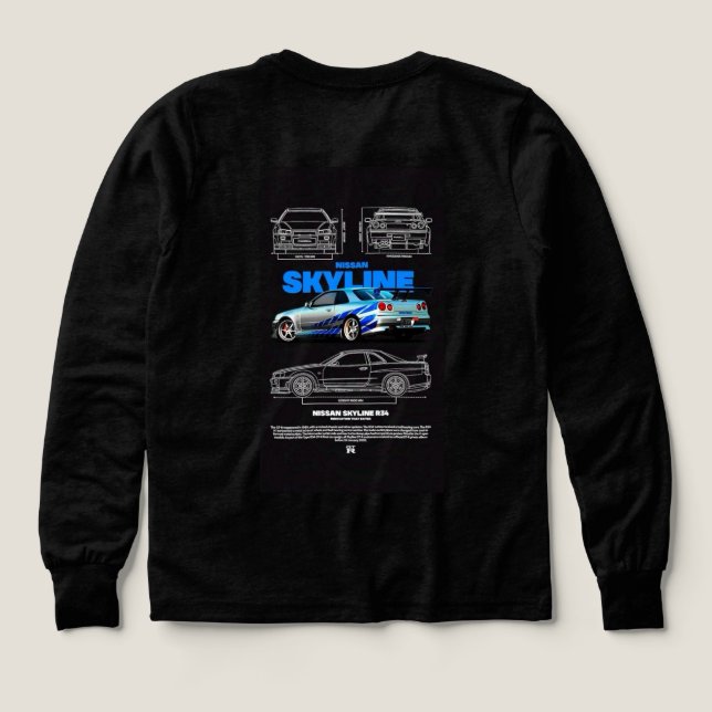SWeater Nissan Skyline R34 (Design Back)