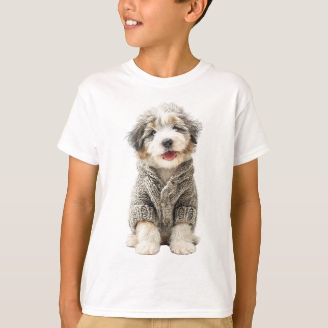 Sweater Puppy Grin Kids (Front)