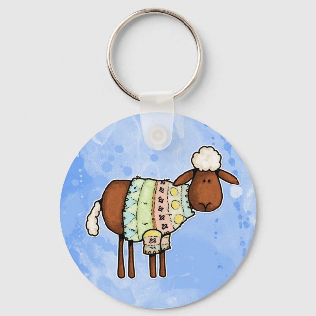 sweater sheep key ring (Front)