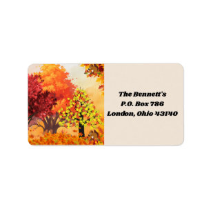 Sweater Weather Address Labels