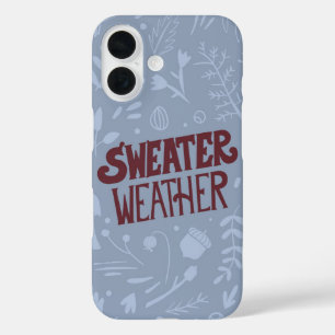 Sweater Weather Cosy Autumn iPhone 16 Case