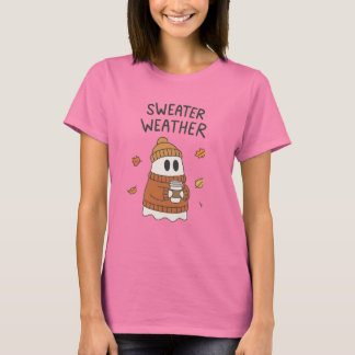 "Sweater Weather" Cosy Autumn Fall T-Shirt