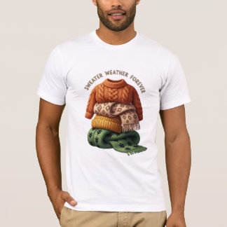 Sweater Weather Forever Cozy Knit Illustration