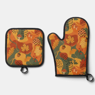 Sweater Weather Forever Oven Mitt & Pot Holder Set