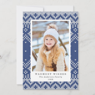 Sweater Weather Holiday Photo Card