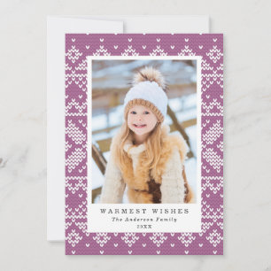 Sweater Weather Holiday Photo Card
