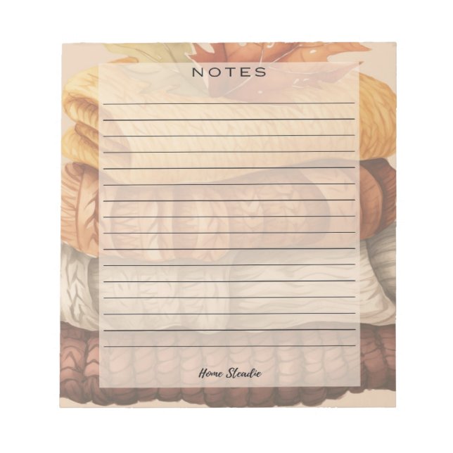 Sweater Weather Notepad (Front)