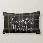 Sweater Weather Plaid Lumbar Cushion<br><div class="desc">Sweater Weather Plaid</div>