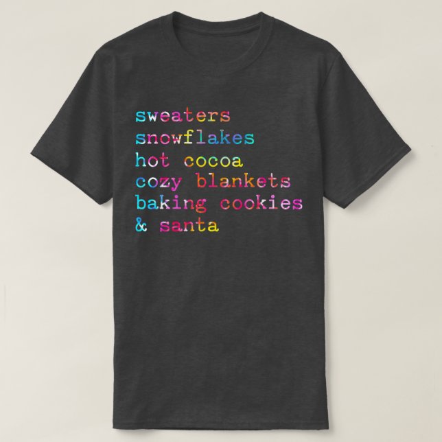 Sweaters Snowflakes Hot Cocoa Cosy Blankets Baking (Design Front)