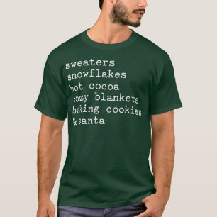 Sweaters Snowflakes Hot Cocoa Cosy Blankets Funny
