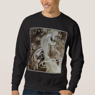 Sweatshirt: Alphonse (Alfons) Mucha illustration Sweatshirt