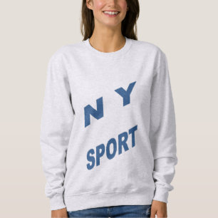 Sweatshirt crescent woman NEW YORK SPORT