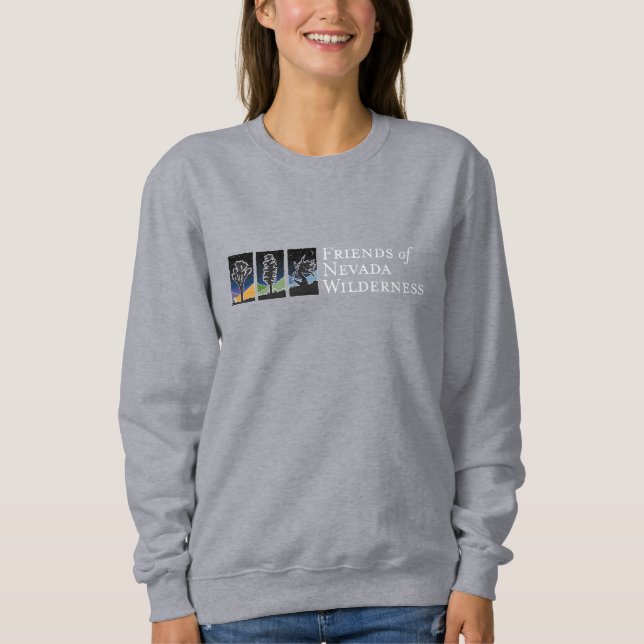 Sweatshirt (Dark Sky Logo - White) (Front)