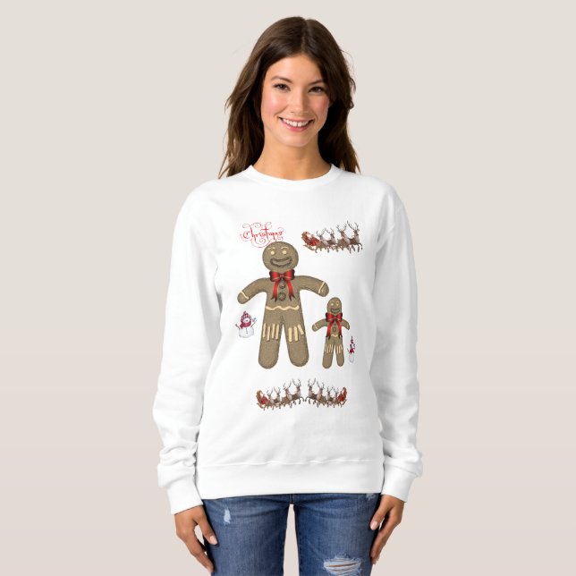 Sweatshirt Gingerbread Man (Front Full)