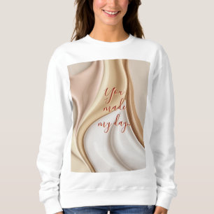 Sweatshirt in stylish abstract graphic