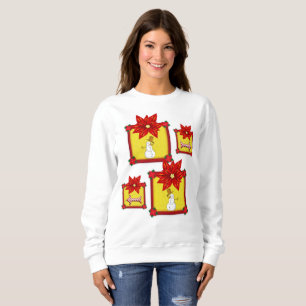 Sweatshirt Poinsettia