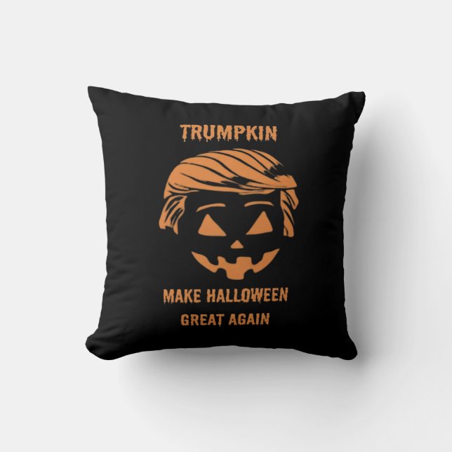 Sweatshirt, Trumpkin, Halloween Merch Classic Cushion (Front)